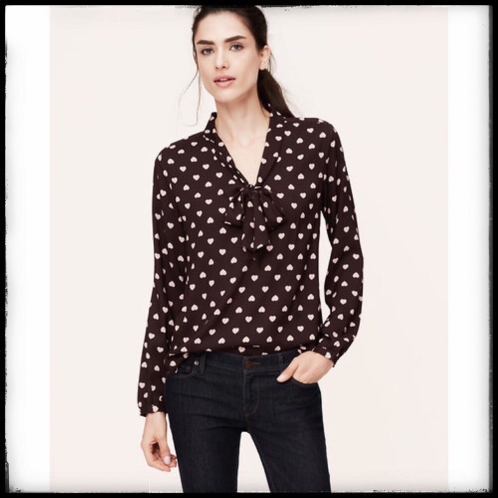 ♥️ NWOT Ann Taylor Loft Long Sleeved Blouse